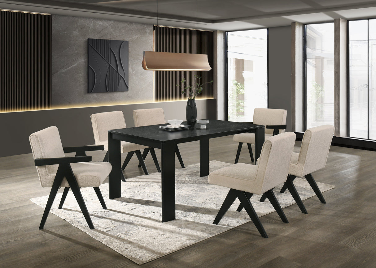 Apex Whitewash Dining Table