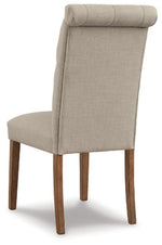 Harvina Dining UPH Side Chair (Beige)