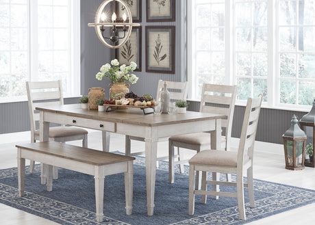 Skempton Dining Set with Bench