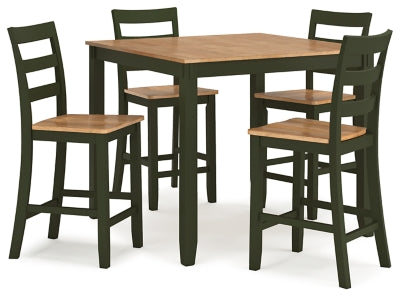 D401-223 Gesthaven Counter Height Dining Table and 4 Barstools (Set of 5)