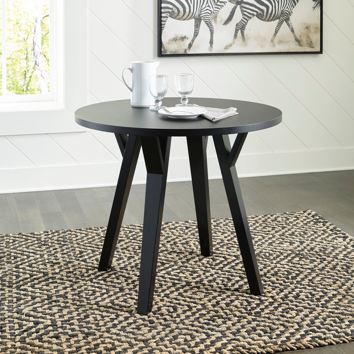 Otaska Round Dining Table Set