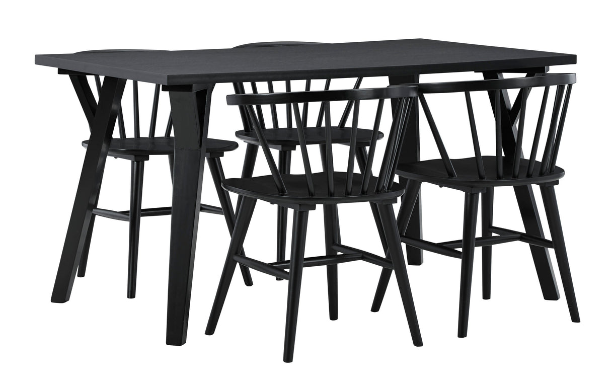 Otaska Rectangular Dining Table Set