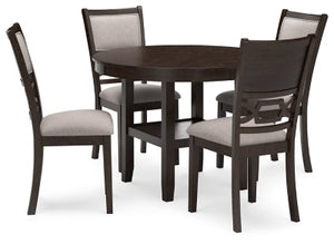 Langwest Dining Table and 4 Chairs (Set of 5)