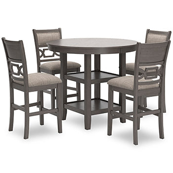 Wrenning Counter Height Dining Table and 4 Barstools (Set of 5)