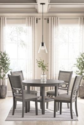 Wrenning Dining Table and 4 Chairs (Set of 5)