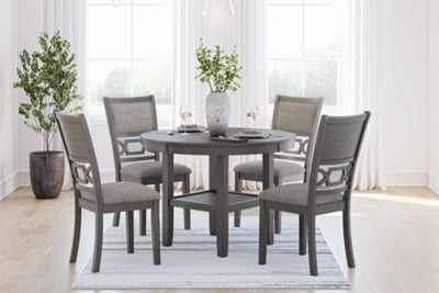 Wrenning Dining Table and 4 Chairs (Set of 5)