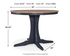 Landocken Round Dining Room Table