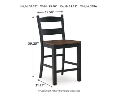 Valebeck Counter Height Barstool(D546-724)