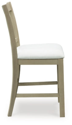 Calmoro Upholstered Barstool (2/CN)