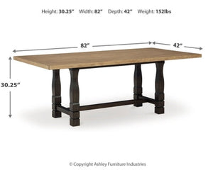 Charterton Rectangular Dining Room Table