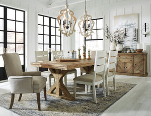 Grindleburg Dining Table and 6 Chairs Set