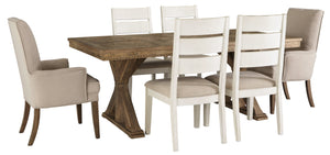 Grindleburg Dining Table and 6 Chairs Set