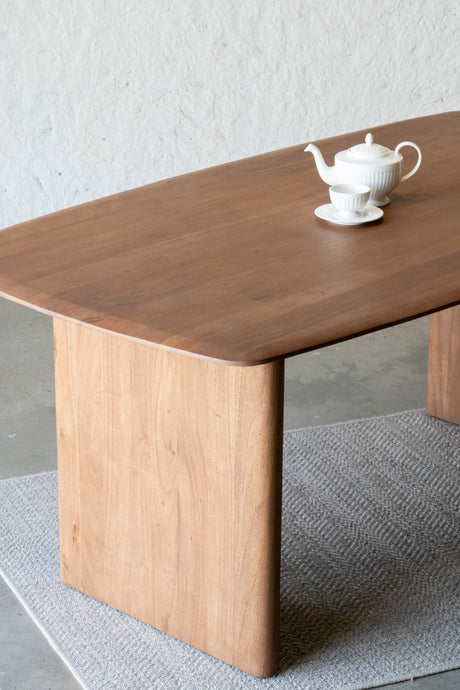 Milav DINING TABLE Wood Top