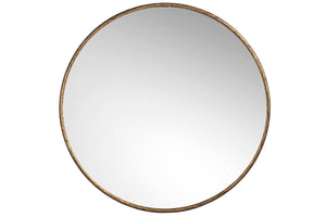 iron Round mirror- Larg