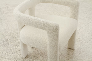 Spartacus Cream Boucle Dining Chair