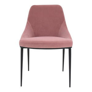 Sedona Dining Chair Pink Velvet-M2