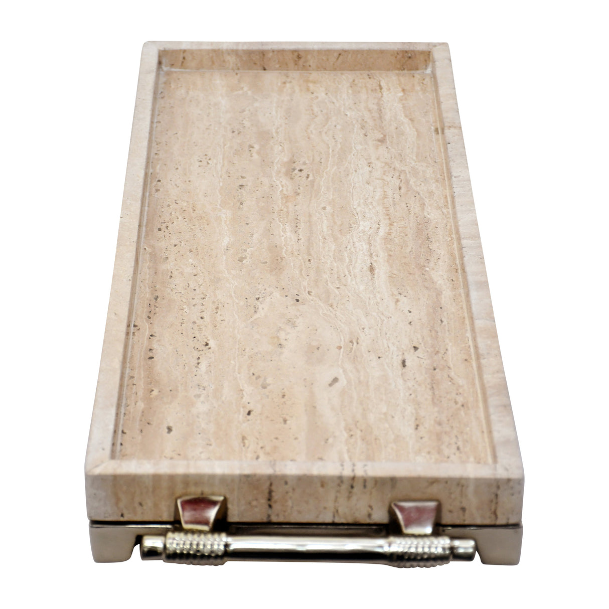 27" RAFAEL TRAVERTINE TRAY, NATURAL