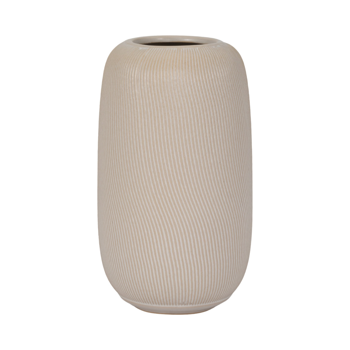 12" KITAMI LARGE VASE, IVORY