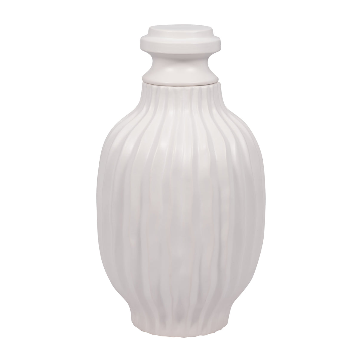 FENTON LARGE CERAMIC LIDDED JAR