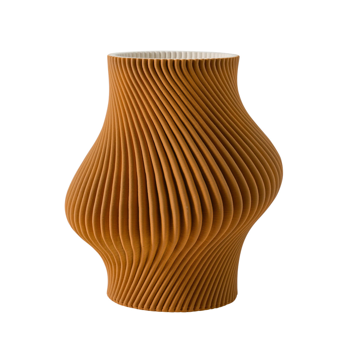 15" SEYMOUR 3D PRINTED VASE, APPLE CINNAMON