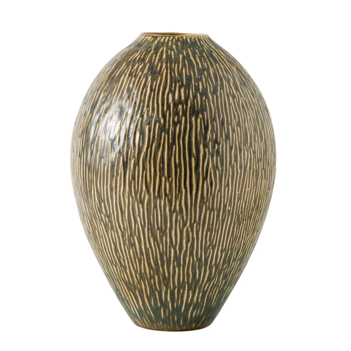 16" PROCIDA LARGE VASE, BROWN