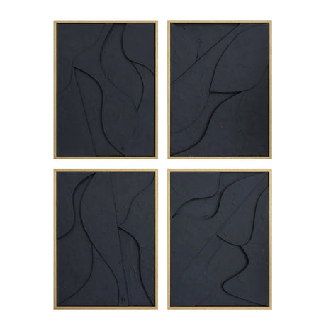 S/4 15X20 VITOSHA DIMENSIONAL PLASTER WALL ART