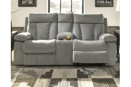 DBL REC LOVESEAT W/CONSOLE