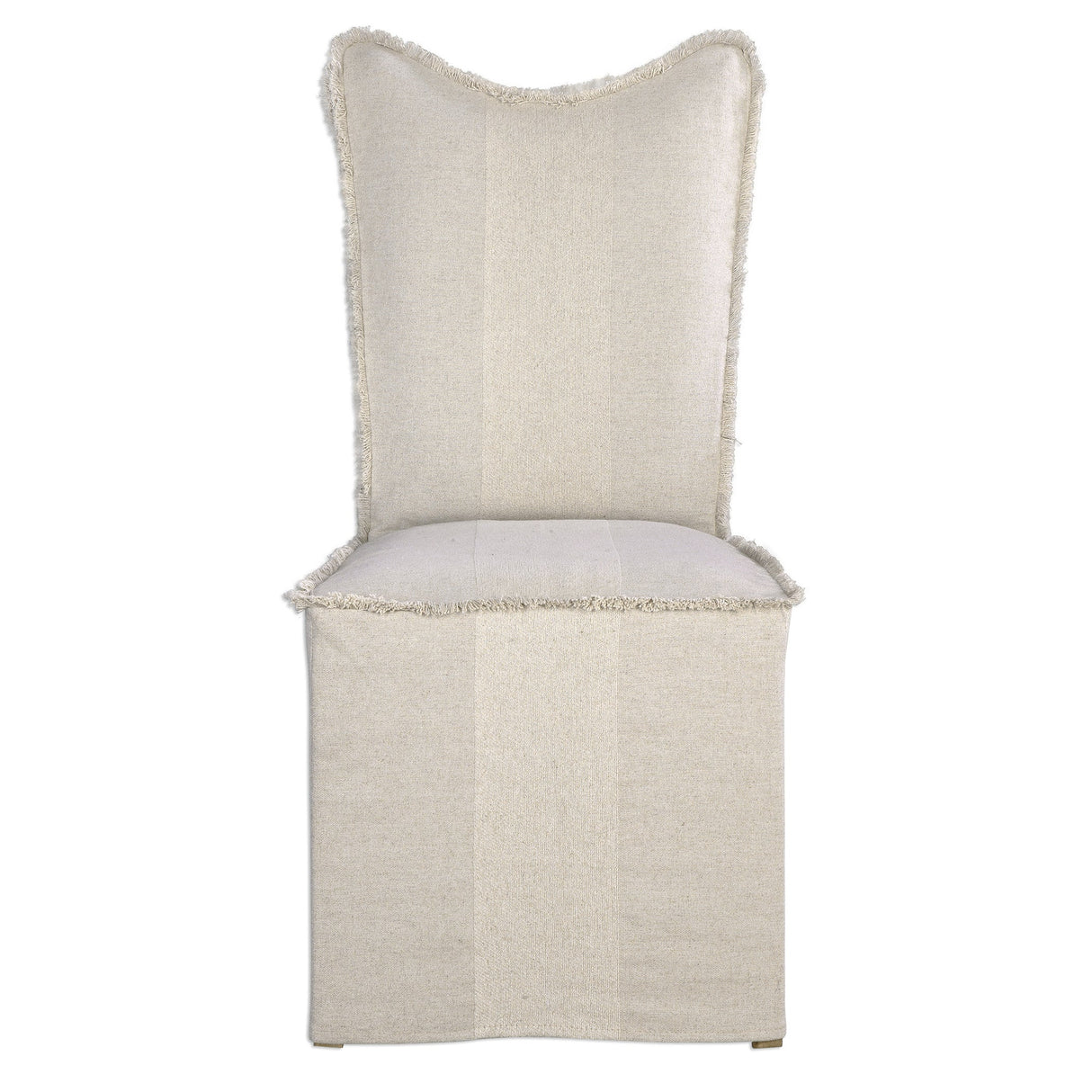 Lenore Armless Chair, Flax