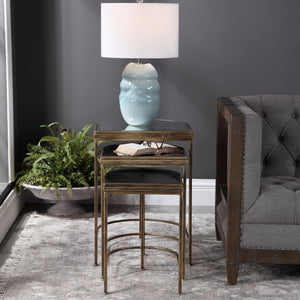 India Nesting Tables, S/3