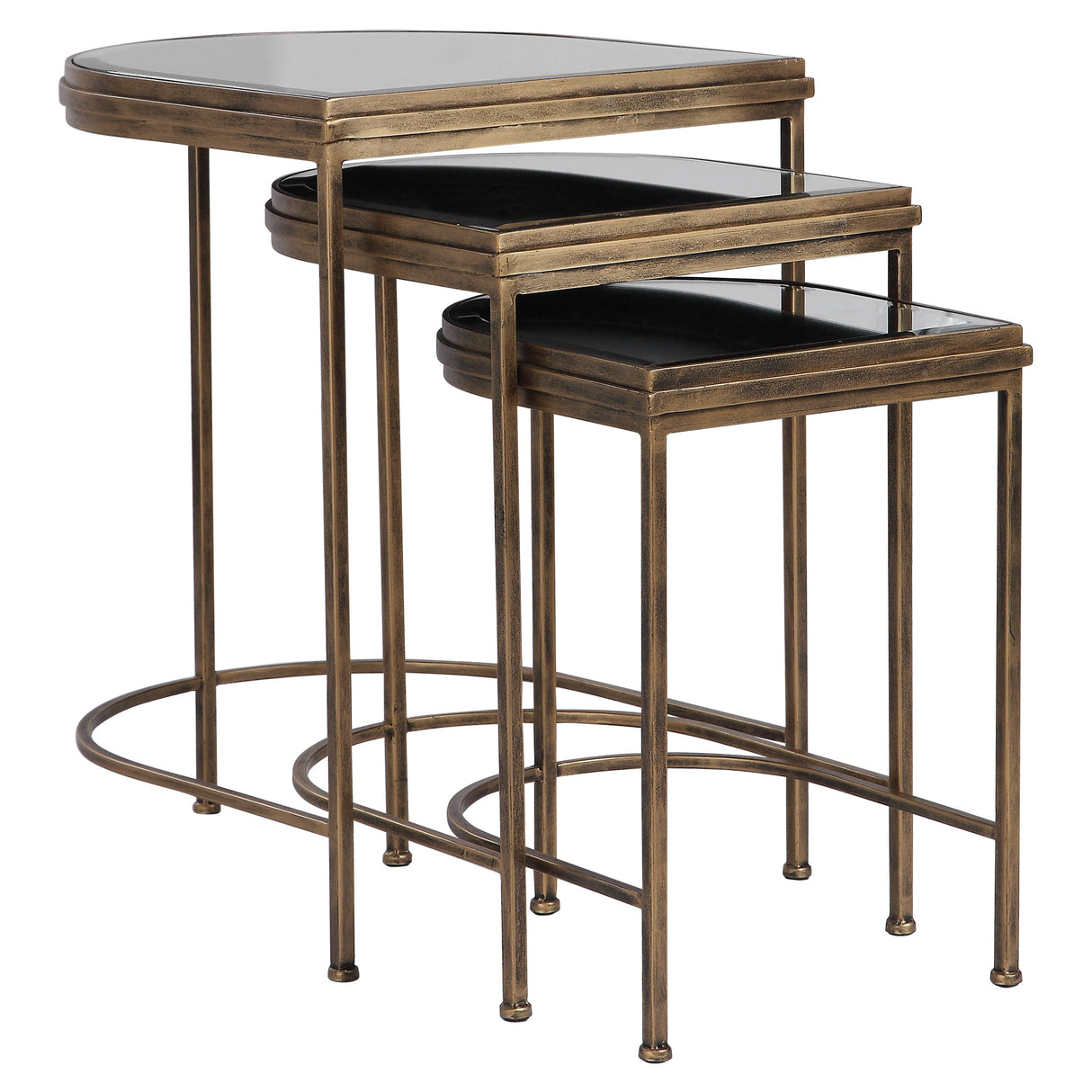 India Nesting Tables, S/3