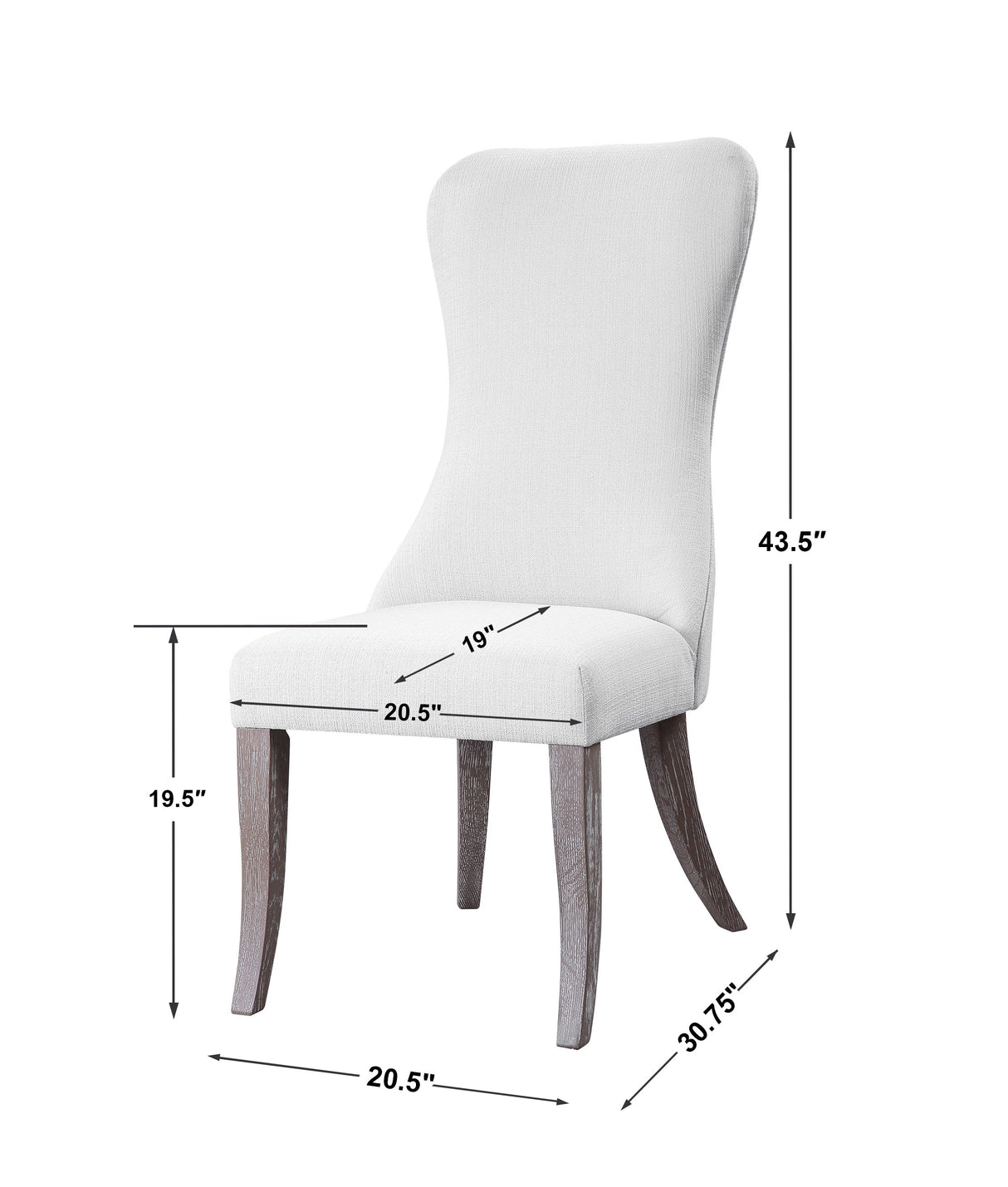 Caledonia Armless Chair