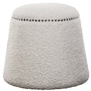 Gumdrop Ottoman, White