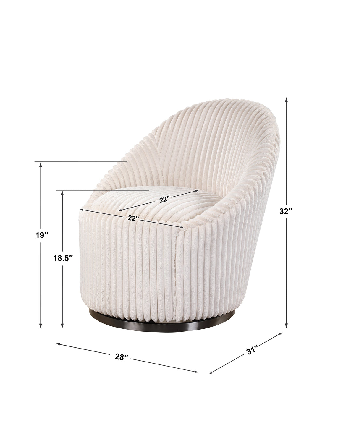 CRUE SWIVEL CHAIR