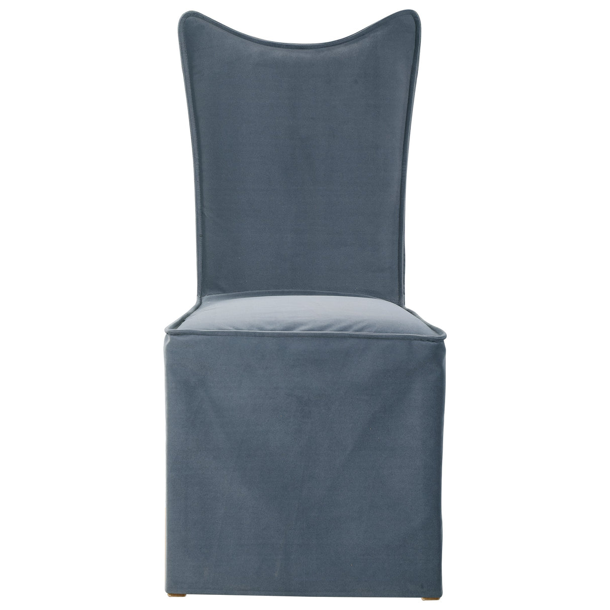 Delroy Armless Chair, Gray