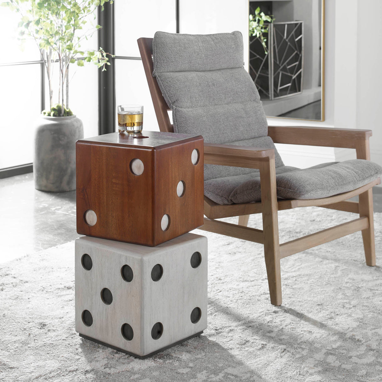 Roll The Dice Accent Table