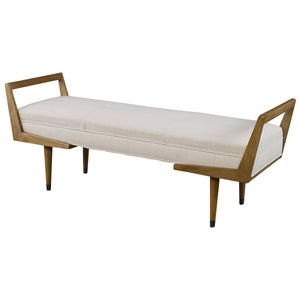 Waylon Bench, Ivory