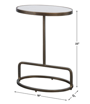 Jessenia Accent Table, Marble