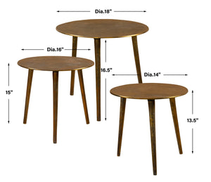 Kasai Coffee Tables, S/3