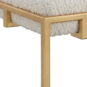 Paradox Small Bench, Gold