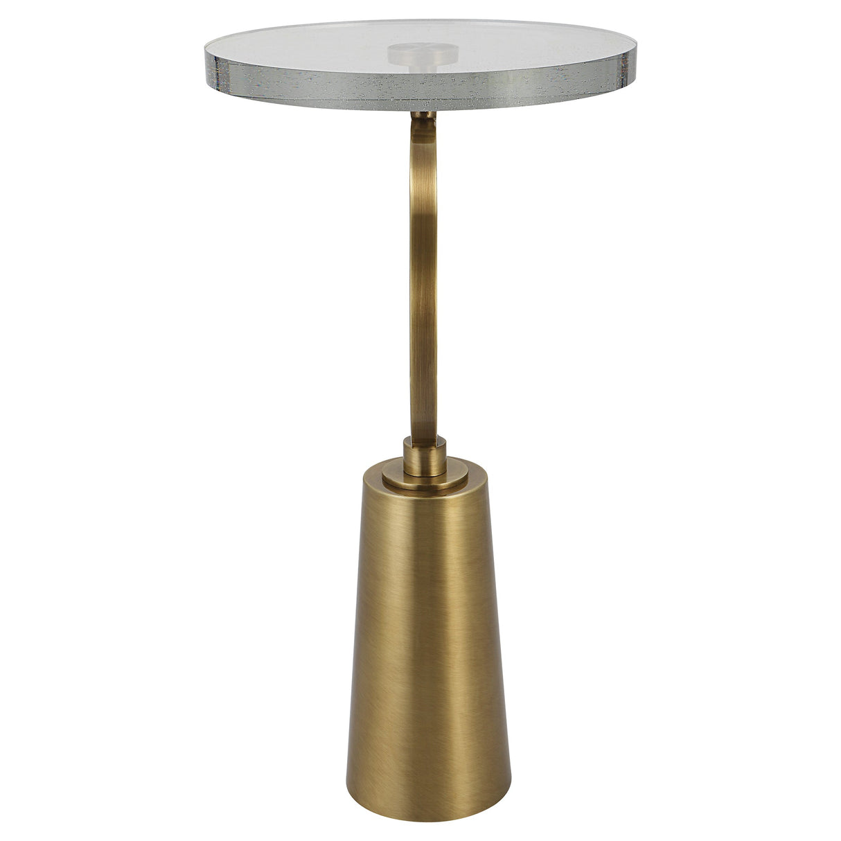 Uttermost Ringlet Brass Accent Table