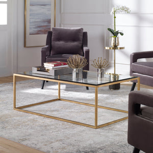 Uttermost Bravura Gold Coffee Table