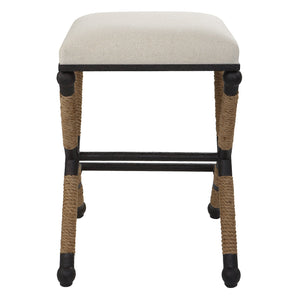 Uttermost Firth Rustic Oatmeal Counter Stool