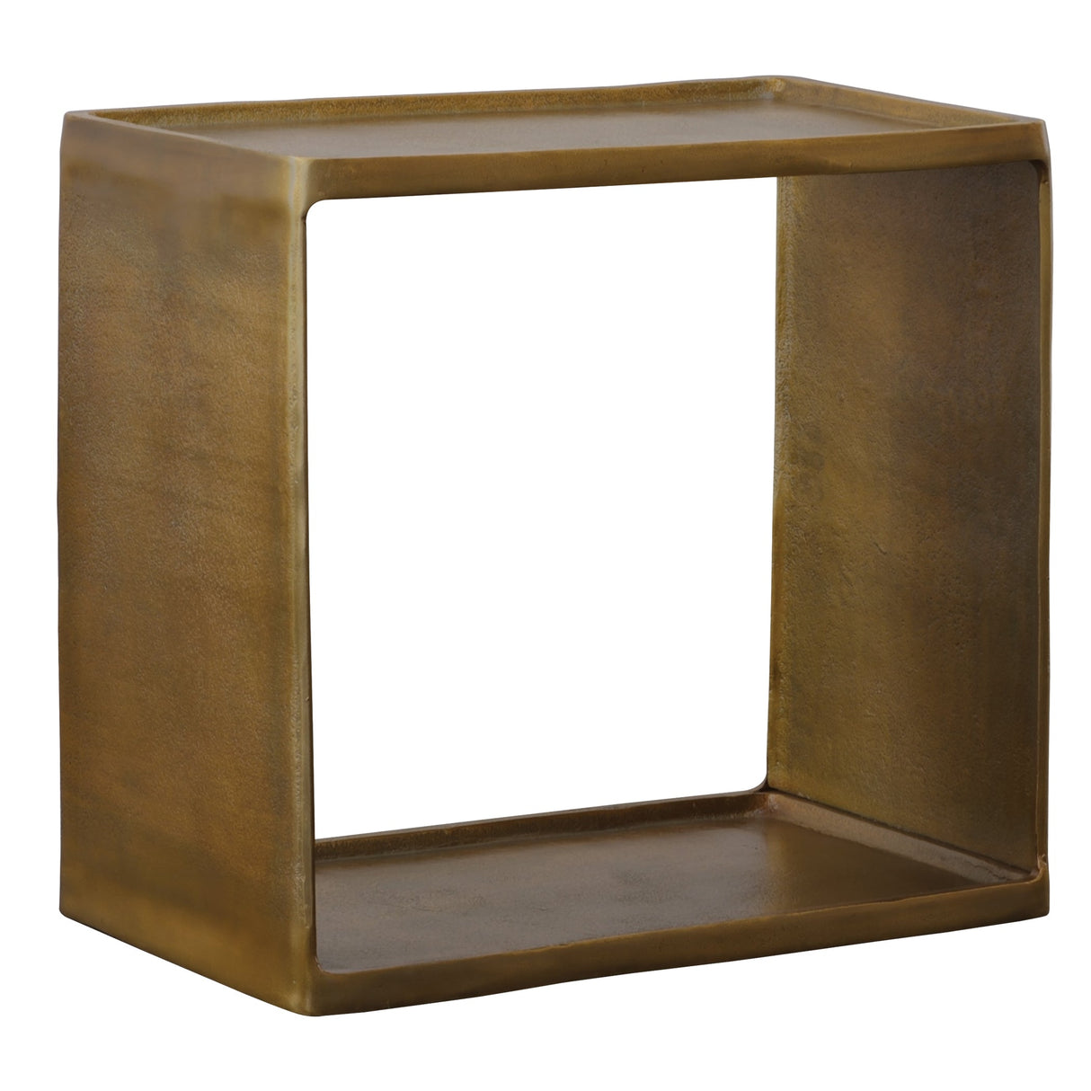 Derwent Side Table, Antique Brass