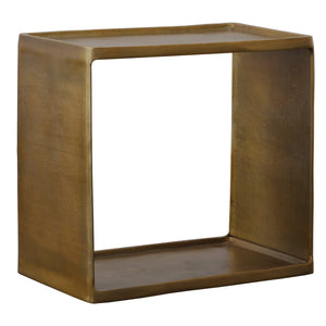 Derwent Side Table, Antique Brass