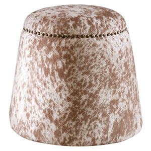 Gumdrop Ottoman, Cow Hide