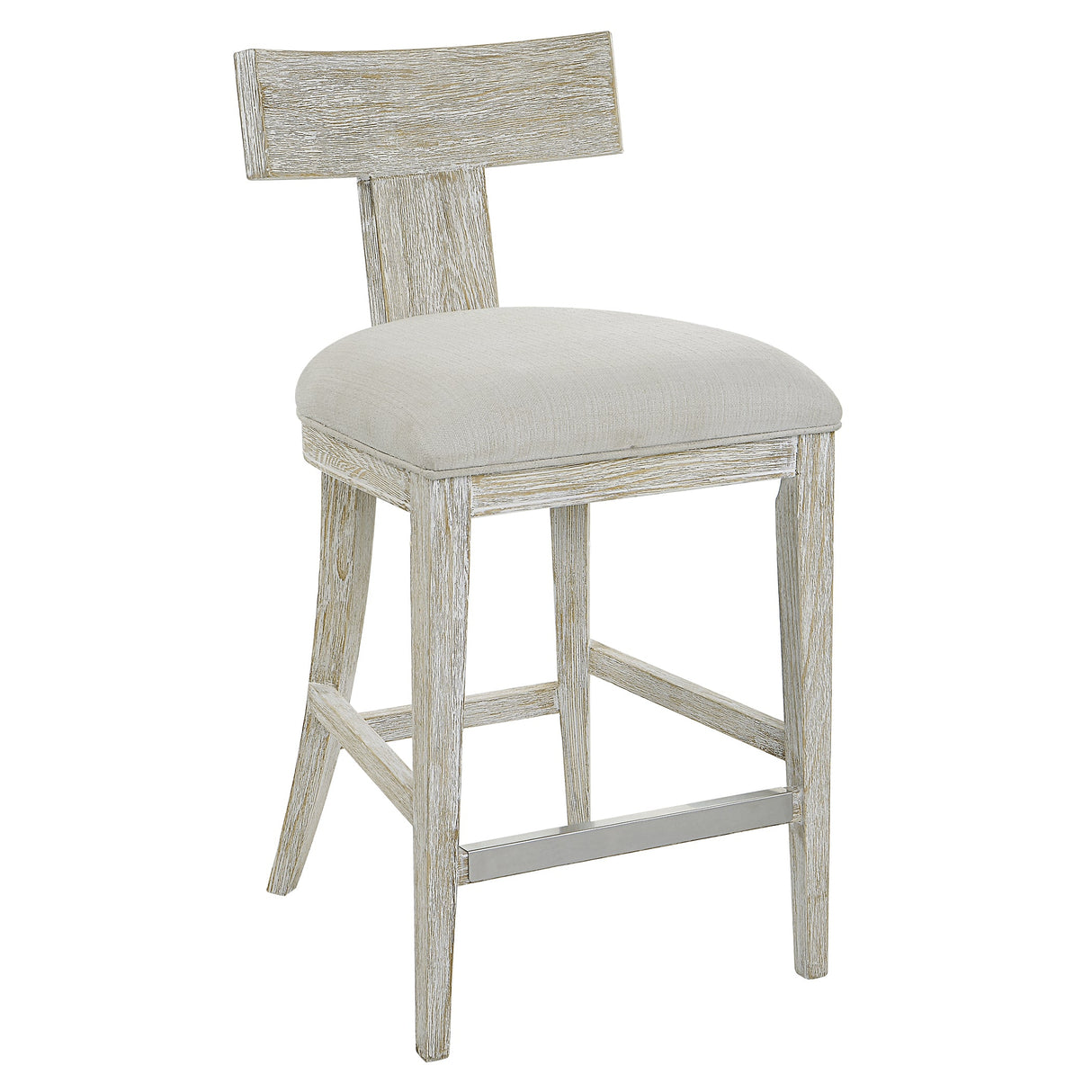 Idris Counter Stool, White