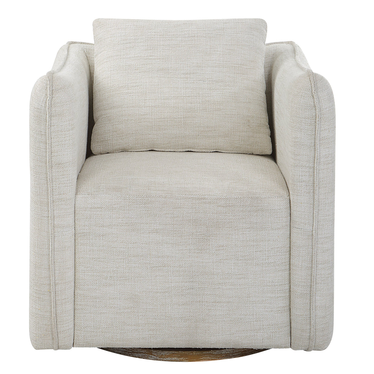 Corben Swivel Chair, White