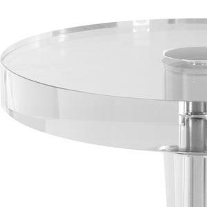 Uttermost Pria Crystal Drink Table