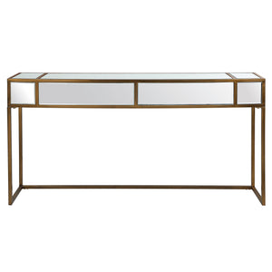 Uttermost Reflect Mirrored Console Table