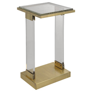 Uttermost Muse Seeded Glass Accent Table